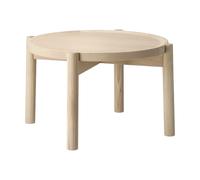 Gärsnäs Table basse Elna Frêne-blanc-Ø40 cm
