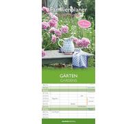 Gärten Calendrier familial 2025 - Calendrier mural - Calendrier familial - 19,5 x 45 cm