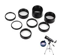 GAESHOW Kit de 8 Tubes D'extension, Distance Focale 3/5/7/10/12/15/20/30mm, Alliage D'aluminium, M42 x 0,75mm Anneau D'extension Accessoires de Photographie pour Télescope