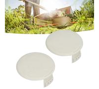 GAESHOW Lot de 2 Couvercle de Bobine pour Coupe Bordures, Couvercle de Bobine de DéBroussailleuse, Couvercle de Bobine Capuchon de Bobine 993373001 Adapté pour Ryobi Ac14hca One + Tondeuse sans Fil