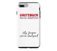 Gästebuch Mein 60. Geburtstag Livre d'or Signature Coque pour iPhone 7 Plus/8 Plus