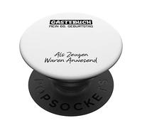 Gästebuch Mein 65. Geburtstag Livre d'or Signature PopSockets PopGrip Adhésif