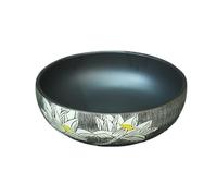 Gästetoilette Lavabo de salle bain avec balcon, style rétro, sur plan travail, en céramique Jingdezhen, design créatif moderne