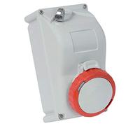 gaestopas key-block - Prise murale interrupteur bloc/blocage 3 pôles + neutre + terre 32 A 6 heure/S IP67 Ro