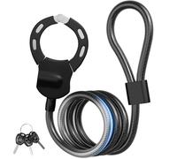 Gaethra Antivol Trotinette Electrique, Cadenas Trotinette, Menotte Antivols Velo Avec Clés et Sac Etanche, Chaînes Antivol pour Bicyclette, Scooter, Vélo Electrique, Trottinette Auto-Equilibrée