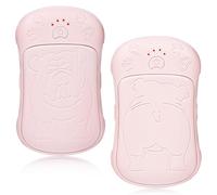 Gaethra Chaufferette Main Rechargeable, 6000mAh Chauffe Main 2 en 1, Chaufrettes Reutilisable avec Magnetique, Rose Chauffe-Mains Électriques pour Ski Gaming,Golf,Extérieur,Cadeau Homme Femme (Rose)