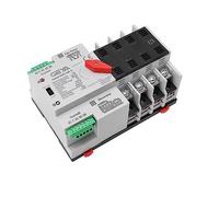 GAEYAELE Mini ATS Interrupteur de transfert automatique Contrôleur de type électrique ATS Max 63A 4POLES 220V Montage sur rail DIN(4P 63A AC220V)