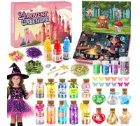 Gaeymy Calendrier de l'Avent Enfant Maison, 2025 Kit Potion Magique Bricolage pour Fille Garçon, Fabulous Potion Jeux Creatif, Fabrique a Potion Magique Cadeau Noel Fairy Potion Faire Soi Meme