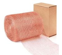 Gaeymy Filet Anti Limaces et Escargots, Filet Cuivre Anti Limace 6mx127mm, Grillage Bande de Cuivre Double Maille de Cuivre Copper Mesh Piege, Ruban Barriere Protection Jardin Escargot Rat Poulailler