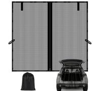 Gaeymy Moustiquaire pour Hayon Magnétique 165x165cm, Pare Soleil Fenêtre pour Hayon Voiture Compatible Rideau de Séparation Amovible, Filet Anti-Moustique pour Extérieur Camping Pêche Voyage Caravane