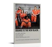 GAEYWQEEGR Poster vintage « Orange is the New Black » - Art mural sur toile esthétique - 50 x 75 cm - Style cadre