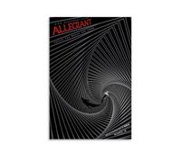 GAEYWQEEGR The Divergent Series Allegiant Poster vintage sur toile pour chambre - Art mural esthétique - 50 x 75 cm - Style sans cadre