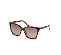 GUESS Lunettes de soleil marron / noir, Taille 56