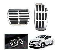 GAFAT 2020-2026 Renαult Clio 5/Captur 2/Arkana/Megane E-Tech, 18-26 Dacia Duster 3 Bigster Duster 2, Qashqai J12, 16-25 Kadjar/Koleos Pédale d'Accélérateur et Frein, Couvre Pedale [Automatique]
