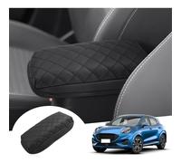 GAFAT Compatible avec Ford Puma/Fiesta MK8 ST 2017-2024 Housse d'Accoudoir Central, Puma 2023 Protection Console Central, Rembourrage en Cuir Microfibre PU, 3 CM Augmente L'Épaississement