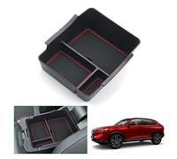 GAFAT Compatible avec Honda HR-V 2022-2024 2025 Boîte de Rangement pour Console Centrale, HRV 2023 Accoudoir pour Plateau d'Accoudoir Central, Boîte à Gants, HRV 2023 Accessoires (Rouge 1)