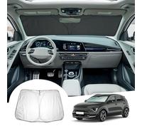 GAFAT Compatible avec Kia NIRO SG2 EV Hybrid 2016-2024 2025 Pare-Soleil pour Pare-Brise avant, Niro 2023 Parasol intérieur Protection Solaire, Refroidissement, Protection UV, Niro Accessories