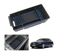 GAFAT Compatible avec Mercedes-Benz W206 2025 2026-2021 Boîte de Rangement Console Centrale 2025 Organiseur d'Accoudoir Plateau Boîte à Gants Accessoires (Bleu)
