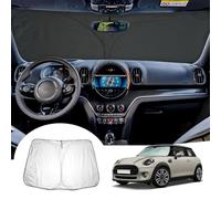 GAFAT Compatible avec Mini Cooper F55 F56 2015-2024 Pare-Soleil intérieur, Cooper 2023 Pare-brise Parasol Protection Solaire, Refroidissement, Protection UV, Cooper Accessoires