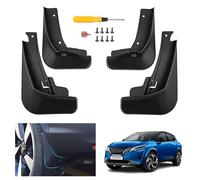 GAFAT Compatible avec Nissan Qashqai J12 e-Power 2022-2024 2025 Garde-Boue, Qashqai J12 Hybrid 2024 Garde Boue Avant et arrière, Protection Voiture, sans Perçage, Qashqai J12 Accessoires (4 Pièces)