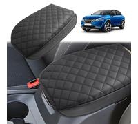 GAFAT Compatible avec Nissan Qashqai J12 e-Power 2022-2025 2026 Housses d’Accoudoirs Console Central, Protection Rembourrage en Cuir, 3 CM Augmente l'épaisé, Soulage Fatigue, Accessoires Qashqai J12