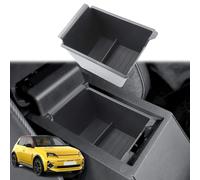 GAFAT Compatible avec Renault 5 E-Tech 4 E-Tech EV 2025 2026 2027 Organiseur Console Centrale, R5 R4 Electrique Accessoires Boîte de Rangement d'Accoudoir avec Tapis Antidérapants, sur mesure