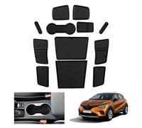 GAFAT Compatible avec Renault Captur 2 | E-Tech | Hybrid 2020-2024 2025 Tapis Antidérapants, Captur II Accessoires Tapis Caoutchouc Console Centrale, Couture de Porte [Pas pour Frein Manuel]