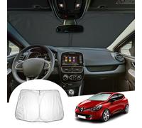 GAFAT Compatible avec Renault Clio 4 RS 2013-2019 Protection Solaire pour Pare-Brise avant intérieur, Clio iV 2013 Pare-soleil Parasol, Refroidissement, Protection UV, Clio 4 Accessoires
