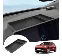 GAFAT Compatible avec VW Tiguan 3 2024 2025 2026 15" Boîte de Rangement Console Centrale, Étagères arrière de l'Écran, Organiseur Plateau pour 15" Écran Discover Pro Max [Pas pour 12,9"]