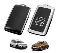 GAFAT Coque de Clé pour Dacia Sandero 3/ Stepway 3 III/ Jogger 2025 2026-2021, Housse de Protection en Gel de Silice TPU, Dacia Sandero 3 Accessoires, Jogger Accessoires (Argenté 1)