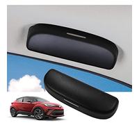 GAFAT Étui à Lunettes de Soleil pour 2019-2024 Toyotα C-HR RAV4 Yaris Yaris Cross Corolla Corolla Cross Camry Rise Neu Daihatsu Rocky TAFT Tafuto 2020-2024, Compatible avec Accessoires Toyota (Noir)