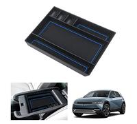 GAFAT Hyunda-i Ioniq 5 2021 2022 2023 Boîte de Rangement pour Console Centrale Ioniq 5 Accoudoir Organisateur Plateau à Gants Compatible avec Hyundai Ioniq 5 Accessoires (Bleu)
