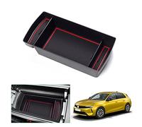 GAFAT Peugeot 308 408/ 0pel Astra L/Citroe-n C5 X 2021-2024 2025 Boîte de Rangement pour Console Centrale, Peugeot 408 2023 Organiseur Accoudoir Plateau Central, Peugeot 308 Accessoires (Rouge 1)