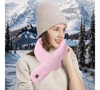 gafdu Écharpe Chauffante | Coussin Cervical Chauffant Rapide | Écharpe Cervicale 3 Niveaux de Température,Pour Temps Froid Hiver Noël Ski Randonnée Voyage Extérieur