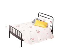 gafdu Les Meubles Miniatures - Matelas Et Couette Miniatures À L'Échelle 1 12 - Ensemble De Meubles De Chambre pour Maison De - pour Et Adolescents Jeu De Rôle Et D'Imagination