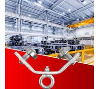 gafdu Poulie de Suspension pour Grue | Roue à Roulement pour Grue avec Anneau de Levage,Équipement de Suspension et Remorquage à Câble Métallique Haute Capacité pour Ateliers et Chantiers