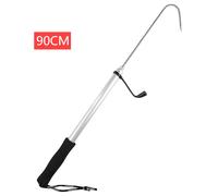 Gaff De Poisson Télescopique En Acier Inoxydable,Crochet De Lance De Pêche En Mer Glacée,Support De Gaff De Pêche Flexible,Crochet De Lance,Accessoires D'outils De Préhension - Type 1pc 90cm #B