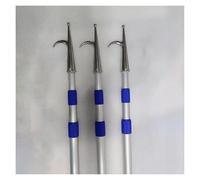 Gaffe télescopique en aluminium avec tête en acier inoxydable 316 - Poteau d'amarrage extensible for une manipulation aisée du bateau(3Setx13.1ft)