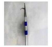 Gaffe télescopique en aluminium avec tête en acier inoxydable 316 - Poteau d'amarrage extensible for une manipulation aisée du bateau(1Setx9.8ft)