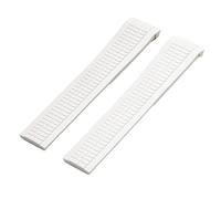 GAFNED Pour Patek Philippe Aquanaut 5072R-001 broches métalliques montre ceinture 21mm bracelet en caoutchouc(White,No buckle)