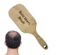 Gag de peigne d'homme chauve, peigne drôle d'homme chauve, Brosse à cheveux en bois Prank Peigne sans poils, Blague pratique, peigne drôle pour les anniversaires, gag du jour d'avril