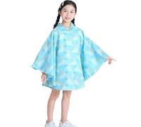 Gaga city Imperméable Pliable Enfant, Impermeable Niño Léger Garcon avec Capuche Bleu Imprimé XL/8-12 ans