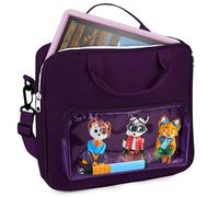 Gaga city Sac Ordinateur Portable Compatible avec VTech MagiBook v2, Violet | Sac Tablette, Compatible avec Tiptoi Stylo et Livres