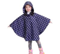 Gaga city Unisexe Manteau imperméable Enfant fille Cape de Pluie Enfant Imperméable Veste Encapuchonné Manteau de Pluie à Capuche Chauves Souris 1-12 ans