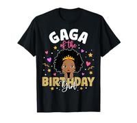 Gaga de The Birthday Girl Melanin Afro Girl Princess T-Shirt
