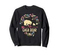 Gaga Ours de Noël Famille Fleur Grandma Noël Sweatshirt