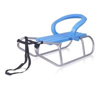 GagaDumi Luge en métal avec dossier - Idéale pour les enfants et les adultes - Charge maximale : 100 kg - mousse souple