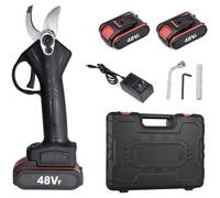 GAGAFEEL Sécateur électrique sans fil 48 VF (21V) Rechargeable , Sécateur Coupe Branche Élagage + 2 X Batterie