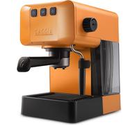 GAGGIA EG2109 ORANGE Machine manuelle à café expresso, café en poudre ou gaufres, 100% conçue et fabriquée en Italie, système POD pour expressi crémeux avec dosettes, pré-perfusion automatique, 15 bar