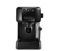 GAGGIA EG2109 BLACK Machine manuelle à café expresso, café moulu ou gaufres, 100% conçue et fabriquée en Italie, système POD pour expressi crémeux avec dosettes, pré-perfusion automatique, 15 bar